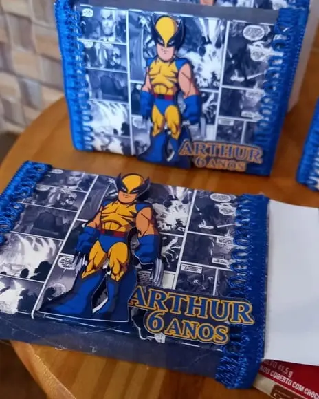 Kit com 10 Porta Kitkat 3d Luxo - Wolverine
