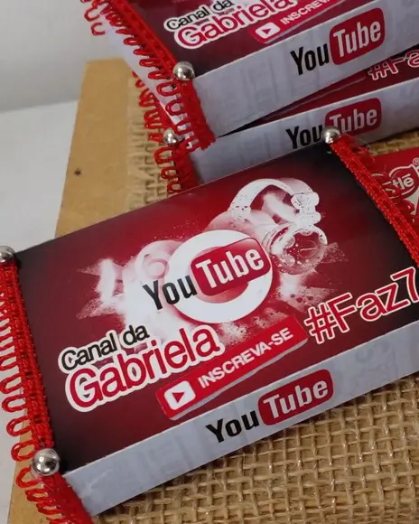 Kit com 10 Porta Kitkat 3d Luxo - Youtube