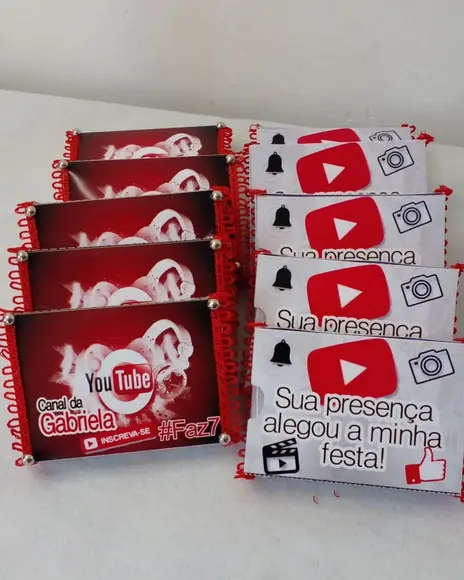 Kit com 10 Porta Kitkat 3d Luxo - Youtube