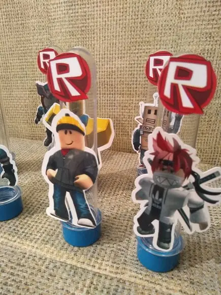 Kit com 10 Tubete 3d - Roblox