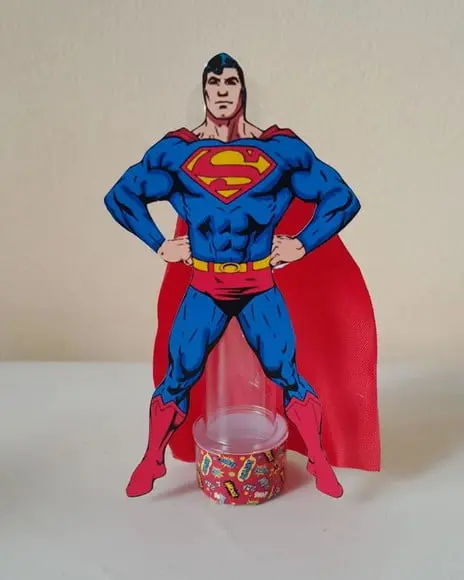 Kit com 10 Tubete Luxo Super Homem