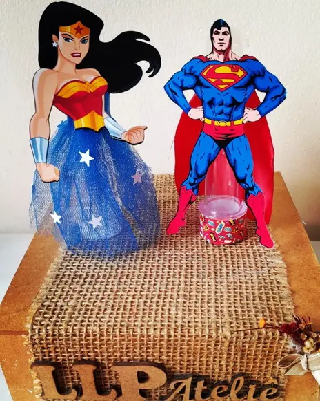 Kit com 10 Tubete Luxo Super Homem