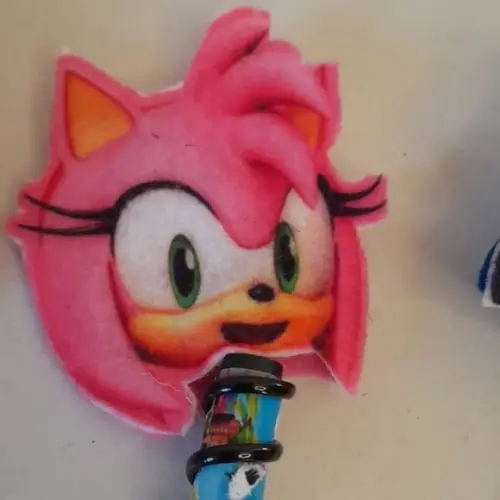 Kit com 100 Ponteiras Sonic e Amigos, Escolha o Personagem