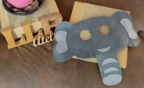 Kit com 15 Máscara Animais em Feltro