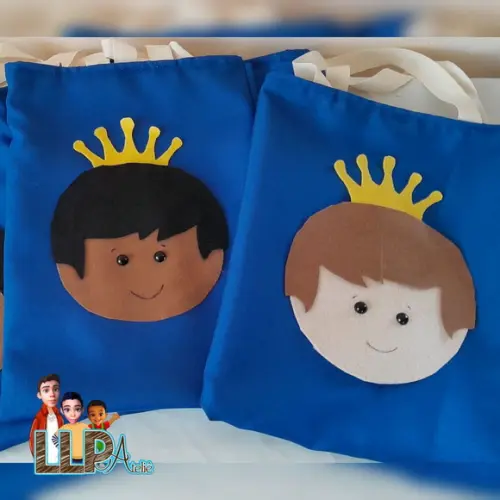 Kit com 15 Sacola Tecido - Branca de Neve