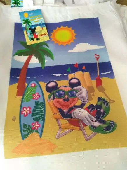 Kit com 15 Sacola Tecido - Mickey Praia