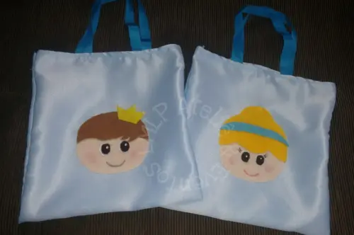 Kit com 15 Sacolas em Tecido Diversos