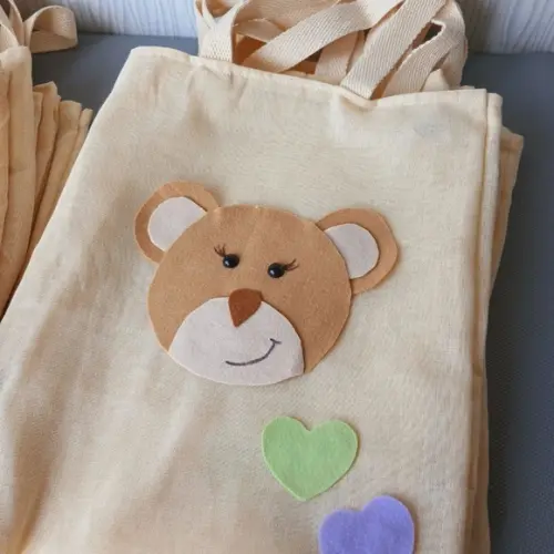 Kit com 15 Sacolas Ursinhos