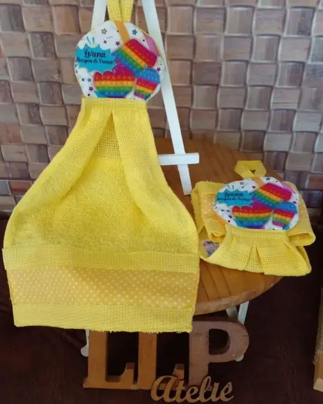 Kit com 2 Toalha Bate Mão