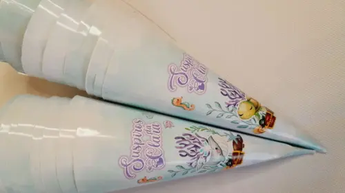 Kit com 20 Cone Porta Suspiros/ Pipoca