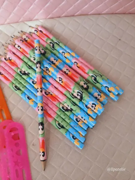 Kit com 20 Lápis Personalizado - as Meninas Superpoderosas