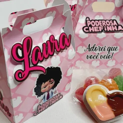 Kit com 20 Mini Maleta Poderosa Chefinha