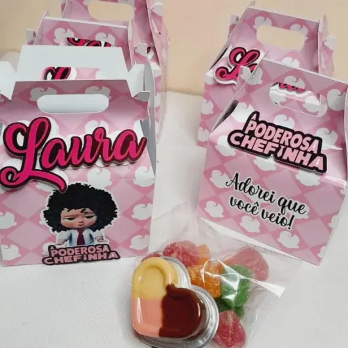 Kit com 20 Mini Maleta Poderosa Chefinha