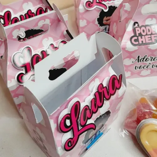 Kit com 20 Mini Maleta Poderosa Chefinha