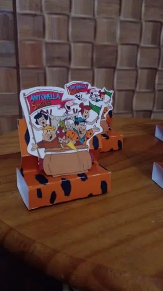Kit com 20 Porta Bis Duplo 3d - Flintstone