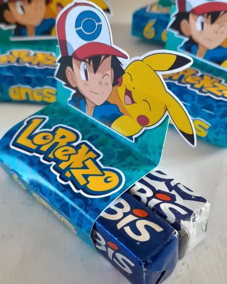 Kit com 20 Porta Bis Duplo 3d - Pokemon