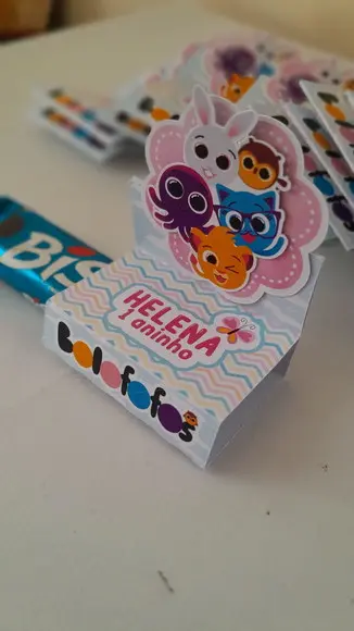 Kit com 20 Porta Bis Duplo 3d- Bolofofo