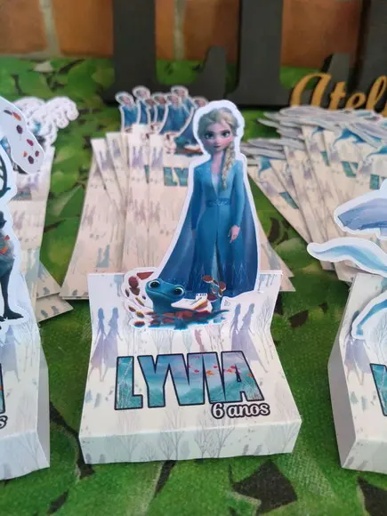 Kit com 20 Porta Bis Duplo Frozen