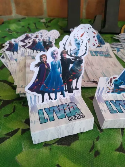 Kit com 20 Porta Bis Duplo Frozen