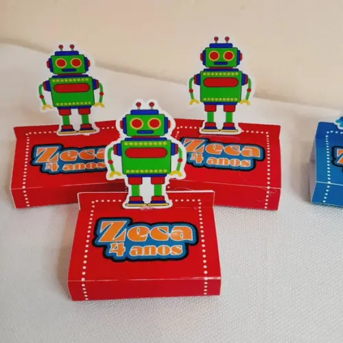 Kit com 20 Porta Bis Duplo, Robô