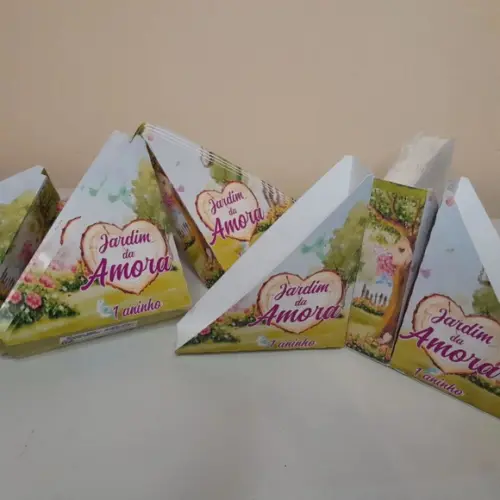 Kit com 20 Porta Guardanapo - Jardim Encantado 1