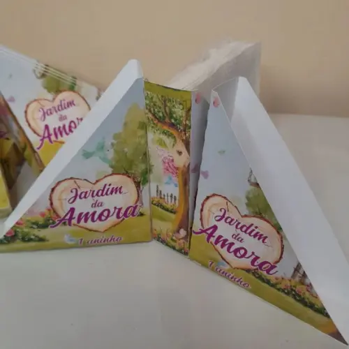 Kit com 20 Porta Guardanapo - Jardim Encantado 1