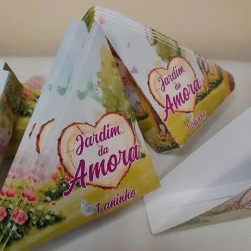 Kit com 20 Porta Guardanapo - Jardim Encantado 1