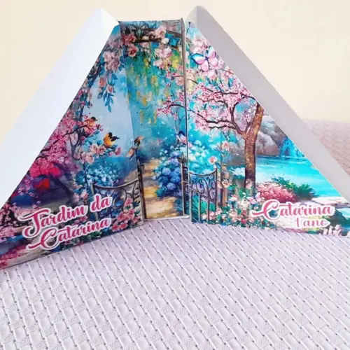 Kit com 20 Porta Guardanapo - Jardim Encantado 2