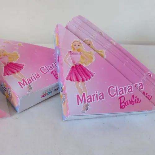 Kit com 20 Porta Guardanapo Barbie