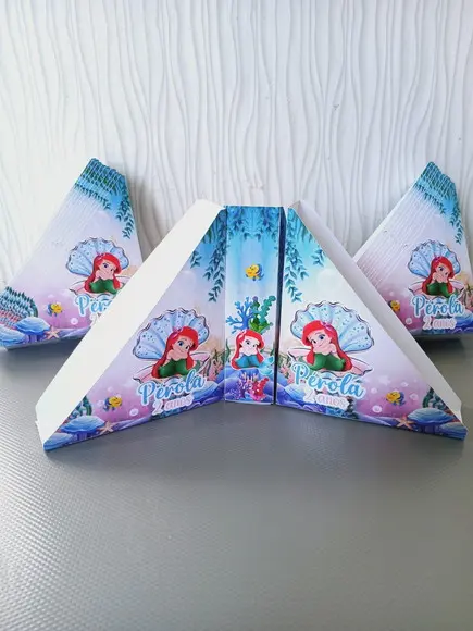 Kit com 20 Porta Guardanapo Ariel a Pequena Sereia