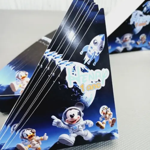 Kit com 20 Porta Guardanapos Mickey Astronauta