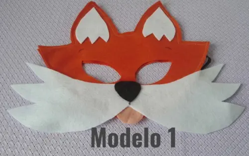 Kit com 30 Máscaras Animais em Feltro