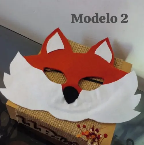 Kit com 30 Máscaras Animais em Feltro