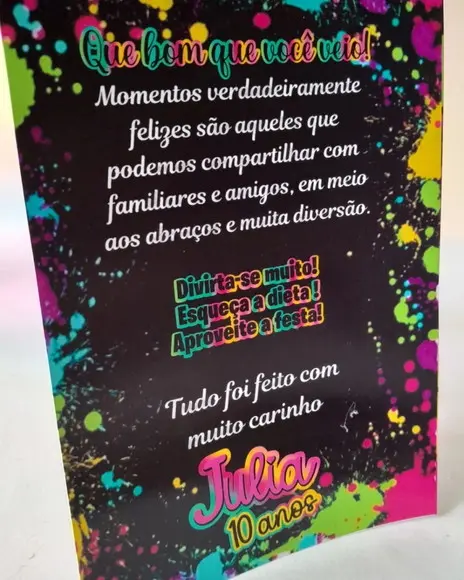 Kit com 40 Display Mesa - Placa de Agradecimento Neon