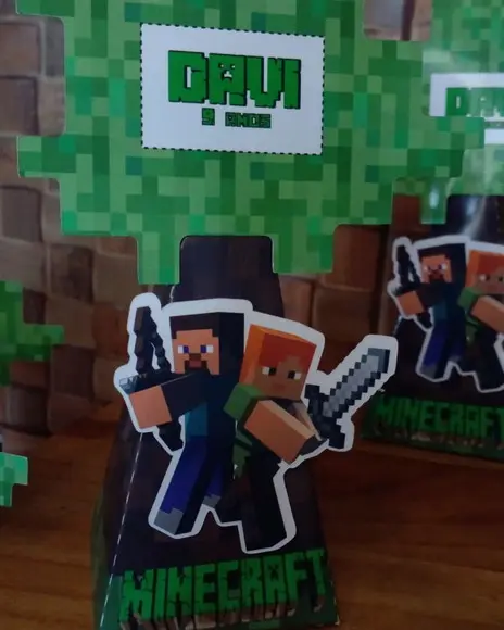 Kit com 5 Caixa Pirâmide Clássica 3d