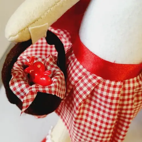 Kit com 5 Chapeuzinho Vermelho Centro de Mesa