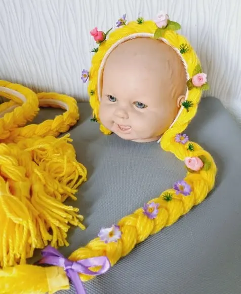 Kit com 5 Tiara Rapunzel