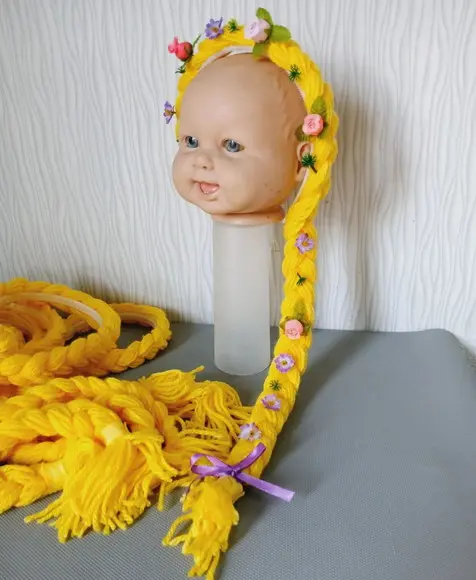 Kit com 5 Tiara Rapunzel