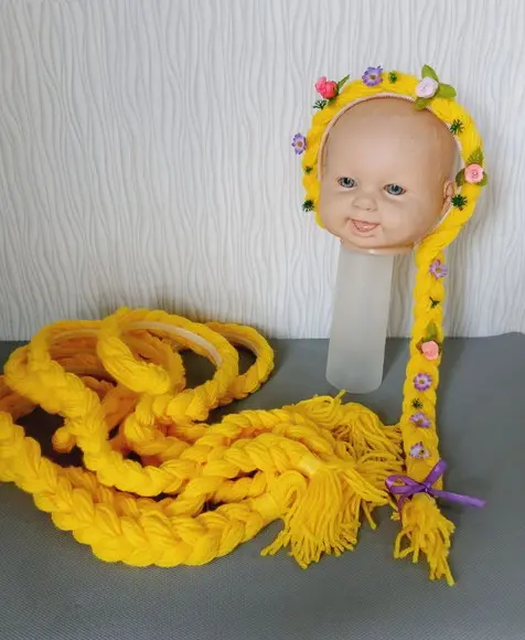 Kit com 5 Tiara Rapunzel