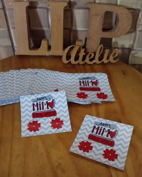 Kit com 50 Tag para Brincos
