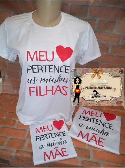 Kit Mãe e Filho - Camisa E/ou Body Sublimados