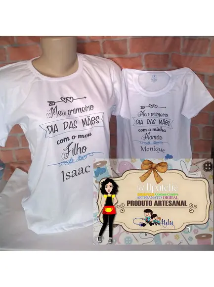 Kit Mãe e Filho - Camisa E/ou Body Sublimados