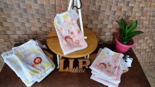 Kit Saco Surpresa + Cachepo Centro de Mesa - Qualquer Tema