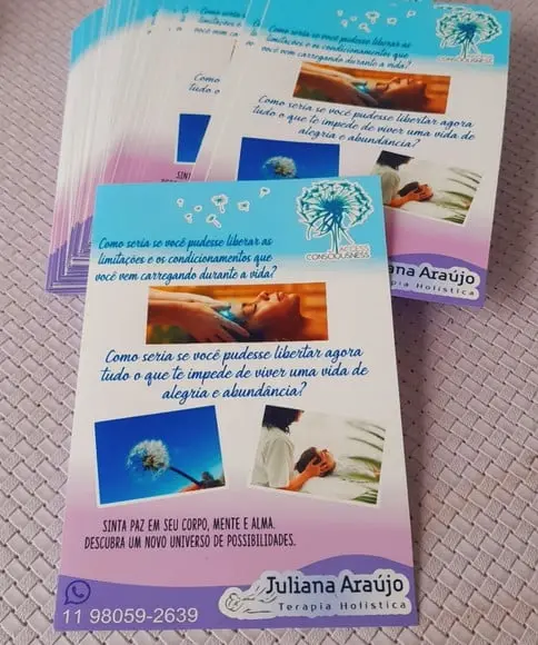 Panfletos com Brilho
