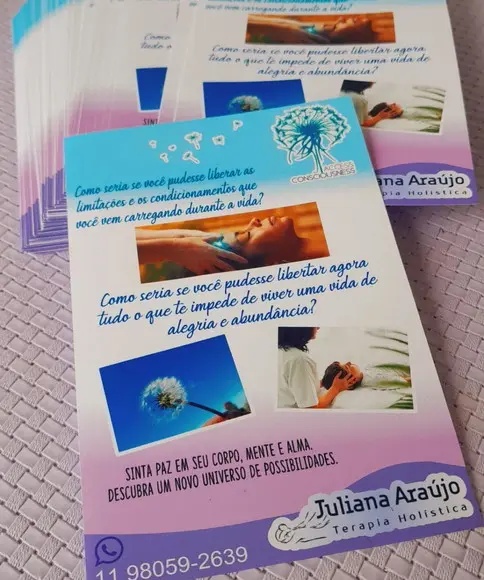 Panfletos com Brilho
