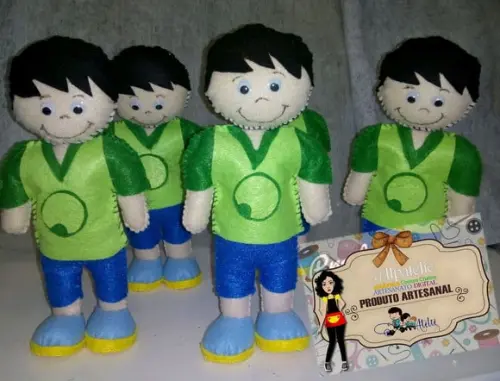 Personagens O show da Luna - centro de mesa