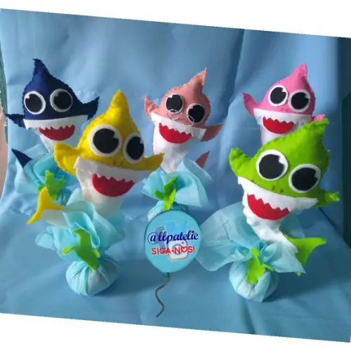 Peso de porta - Baby Shark