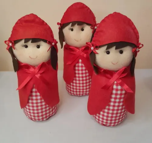 Peso de Porta - Chapeuzinho Vermelho