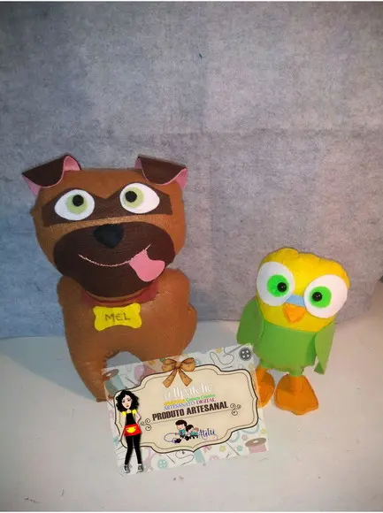 Pets A vida secreta dos animais ... Em feltro