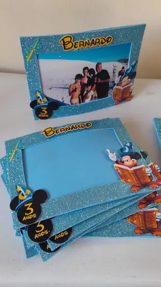 Porta Retrato em Eva com Scrap - Mickey